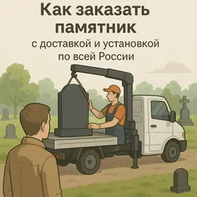 Как заказать памятник с доставкой и установкой по всей России